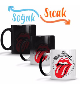 Rolling Stones Sihirli Kupa Bardak Porselen