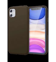 iPhone 11 Kılıf First Silikon - Kahverengi