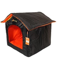 La Vista Dış Mekan Kedi ve Köpek Kulübesi Siyah 50-55-52cm