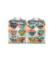 Kişiye Özel İstanbul Temalı Silikon Buzdolapı Süsü Magnet 6'Lı Set - 5,7x4,8cm