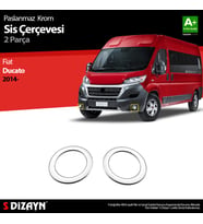 Fiat Ducato Krom Sis Farı Çerçevesi 2 Prç 2014 Üzeri