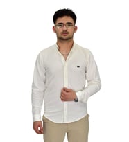 Erkek Likralı Spor Silim Fit Gömlek BGL-ST04332 (Ekru)