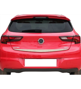 Opel Astra Uyumlu K Bagaj Alt Çıtası Krom 2015 Ve Sonrası