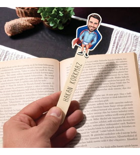 Kişiye Özel Çakma Süper Kahraman Karikatürlü Çubuk Ayraç