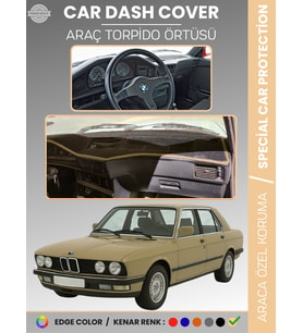 BMW E28 5 SERİSİ (1981-1988) Torpido Örtüsü Ön Göğüs Koruma Torpido Koruma Tam Uyum Çatlamayı Önler