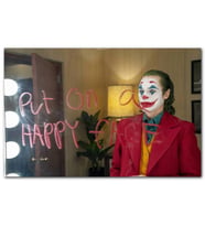 Cakatablo Mutlu Bir Yüz Takın Ayna Yazısı Joker MDF Tablo