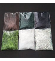 TOZ SİM GLİTTER EPOKSİ REÇİNE NAİL ART 15 GRAM x 6 RENK 90 GR