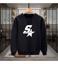 SOMETHING BASKILI SWEATSHİRT (Siyah)