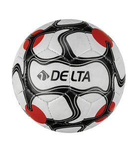 Delta Vega El Dikişli Futbol Topu 5 Numara, Beyaz-Siyah-Kırmız (Beyaz - Siyah - Kırmızı)