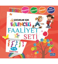 Eğlenceli Faaliyet Seti - Kırmızı - 5+ Yaş