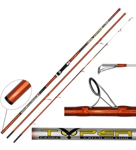 Portfish Typer 425cm 300gr 3Parça IM7 Karbon Surf Kamış