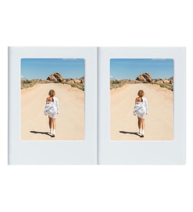 Instax Mini Film Uyumlu Beyaz 2'li Mıknatıslı Fotoğraf Çerçeve Seti