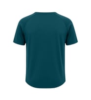 Ghassy Co. Erkek Reglan Oval Kesim %100 Pamuk Yumuşak Dokulu Bisiklet Yaka T-shirt (Nefti)