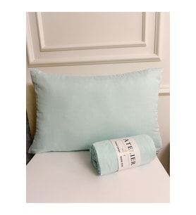 Çift Kişilik Mint Ranforce Lastikli Fitted Çarşaf Takımı