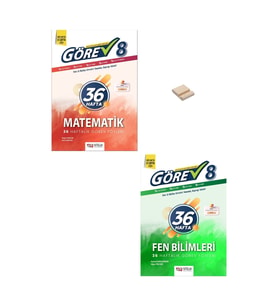 LGS 8. Sınıf Matematik ve Fen Bilimleri 36 Haftalık Görev Föyleri