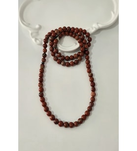 SERTİFİKALI 99 LU ATEŞ OPAL (KIRMIZI JASPER ) DOĞALTAŞ KOLYE, BİLEKLİK, TESPİH