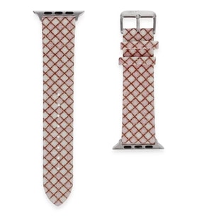 Watch 38Mm Karo Motif Kordon - Pembe
