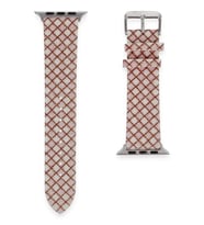 Watch 38Mm Karo Motif Kordon - Pembe