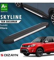 S-Dizayn Suzuki Vitara 4 Skyline Aluminyum Yan Basamak 163 Cm 2015 Üzeri A+ Kalite
