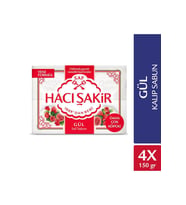 Hacı Şakir Katı Sabun 4 X 150 gr Gül 600 Gr