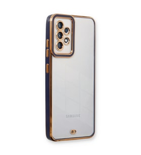 Samsung Galaxy A73 5g Kılıf Liva Lens Silikon - Mavi