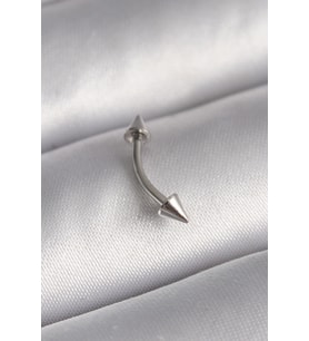 316L Çelik Gümüş Renk Çivi Model Piercing - TJ-PR1364