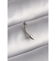 316L Çelik Gümüş Renk Çivi Model Piercing - TJ-PR1364