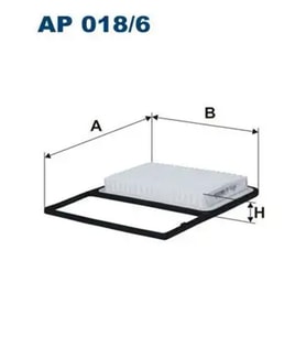 FILTRON AP0186 Hava Filtresi 17801B1010