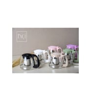Süzgeçli Cam Demlik 700 ml Pembe