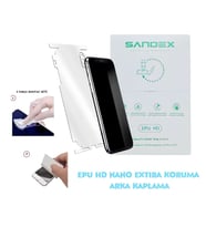 iPHONE 17E Uyumlu NANO FULL Arka Kaplama Esnek ULTRA İnce - SANDEX - EPU HD