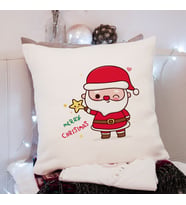Mutlu Yıllar & Merry Christmas & Yılbaşı & Noel Baba Tasarımlı Yastık