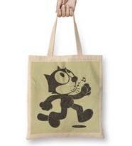 Felix The Cat Retro Faded Design Bez Çanta Uzun Saplı