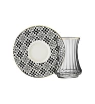 12'li Pastel Çay Seti, 1453, 110 ml, şık ve modern tasarım