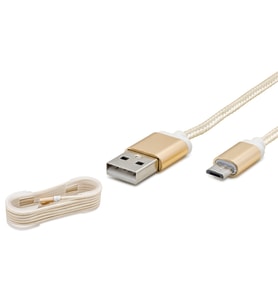 Usb Micro To Usb Şarj Data Kablosu Ps4 Gamepad Uyumlu Hasır 1.5 M Hd4338
