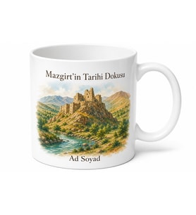 Mazgirt Tarihi Dokusu Doğası Tunceli Hatırası Kupa Bardak Hediye
