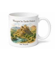 Mazgirt Tarihi Dokusu Doğası Tunceli Hatırası Kupa Bardak Hediye