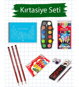 Temel Resim Defterli Okul Kırtasiye Seti 6