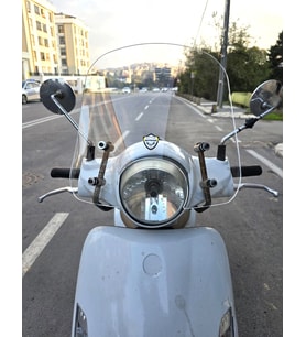 MOTOCAM SYM Fiddle IV 125 Ön Cam 2023-2024 Model 44cm Şeffaf Renkli APARATSIZ