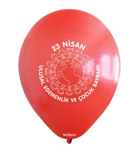Atom Balon 100Lü 23 Nisan Baskılı