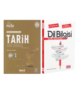 Ünlü Yayıncılık TYT Tarih Best Peak ve AKM Dil Bilgisi Soru Bankası Seti 2 Kitap