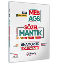 2025 MEB-AGS Anamorfik Sözel Mantık Soru Bankası / Ali Çit / Anamorfik Yayınları / 9786255268549