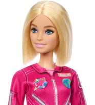 Barbie Çıkarılabilir Pembe Uzay Kıyafeti, Ayakkabıları Ve Kask Aksesuarıyla Barbie Kariyer Bebekleri (Çok Renkli)