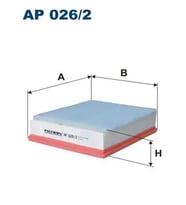 FILTRON AP0262 Hava Filtresi 13718511668
