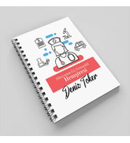 İsim ve Mesajlı Hemşire Hediyesi Defter