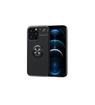 Apple İphone 13 Pro Max Kılıf Range Yüzüklü Silikon - Siyah