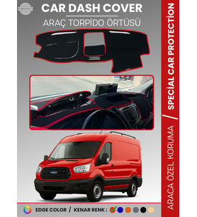 FORD TRANSİT V363 (2014-2019) KAPAKLI Torpido Örtüsü Torpido Koruma Tam Uyum Kaymaz Kolay Montaj