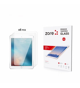 Apple iPad 9.7 2018 Uyumlu (6.Nesil) Zore 5in1 Tablet Temperli Cam Ekran Koruyucu