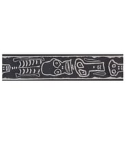 Planet Waves 50PLJS01 Joe Satriani Skull N Bones Kilitli Gitar Askısı 5 cm (Koleksiyonluk) Sanatçı İmza Serisi, Patentli Planet Lock Sistemi ve Maksimum Güvenlik