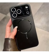 Coverzone iPhone 17 Pro Max ile Uyumlu K?l?f MagSafe ile uyumlu Kablosuz ?arj Destekli Temperli Kamera Koruma Glass K?l?f � Parmak izi yapmayan Wireless Charging Kamera Koruyucu Darbe Emici Sert Kapak