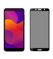 Huawei Y5P Privacy Temperli Full Ekran Koruyucu New (Siyah)